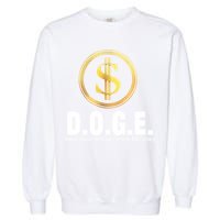 D.O.G.E Doge Department Of Government Efficiency Garment-Dyed Sweatshirt