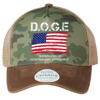 D.O.G.E Doge Department Of Government Efficiency Legacy Tie Dye Trucker Hat