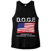 D.O.G.E Doge Department Of Government Efficiency Ladies PosiCharge Tri-Blend Wicking Tank