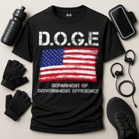 D.O.G.E Doge Department Of Government Efficiency Cooling Performance Crew T-Shirt