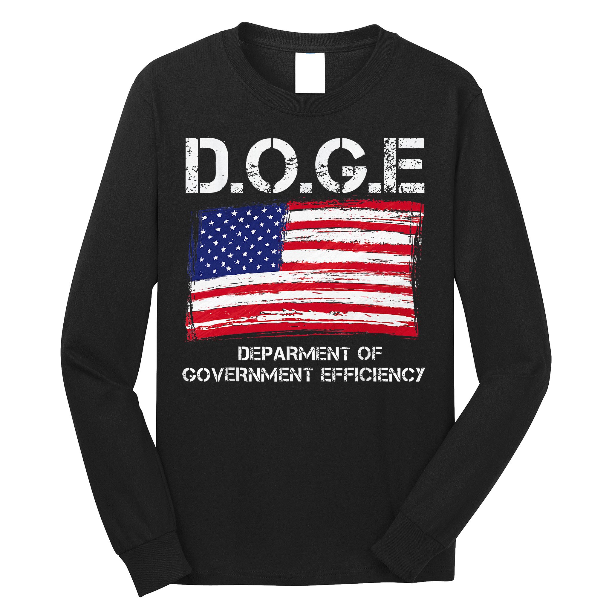 D.O.G.E Doge Department Of Government Efficiency Long Sleeve Shirt