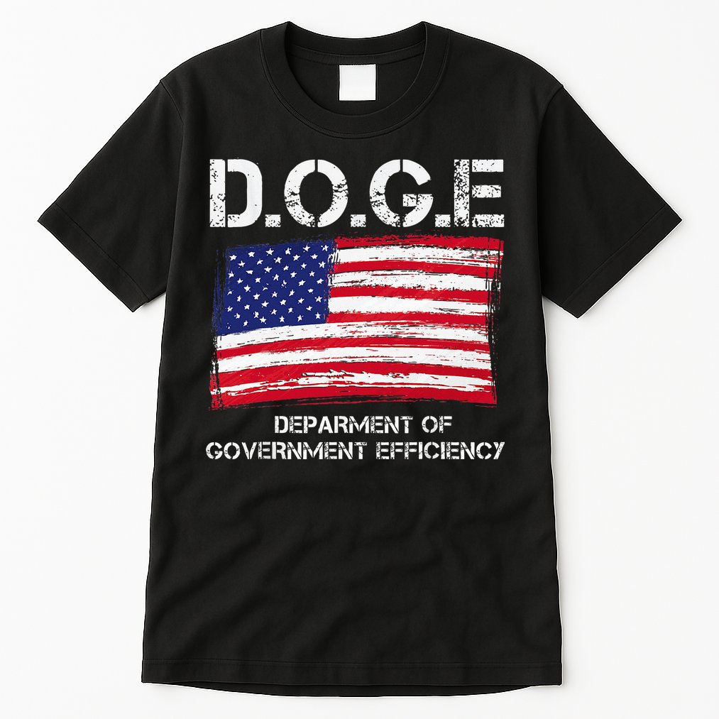D.O.G.E Doge Department Of Government Efficiency Tall T-Shirt