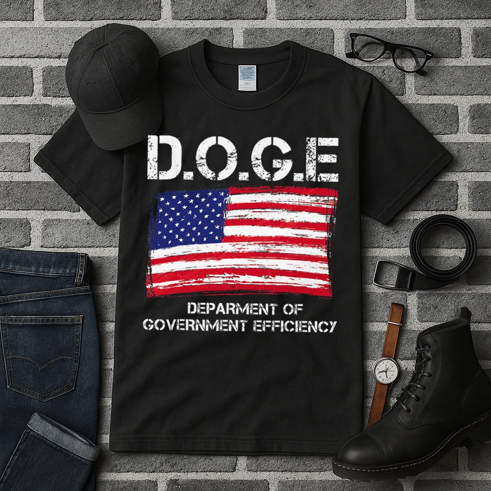 D.O.G.E Doge Department Of Government Efficiency Tall T-Shirt