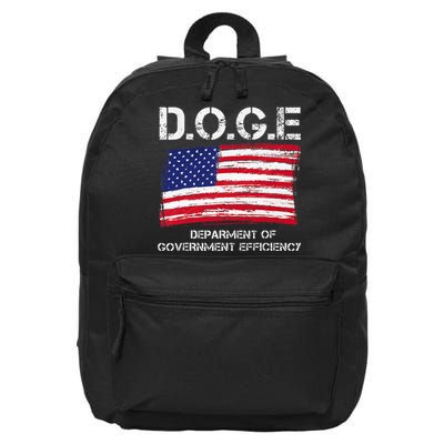 D.O.G.E Doge Department Of Government Efficiency 16 in Basic Backpack