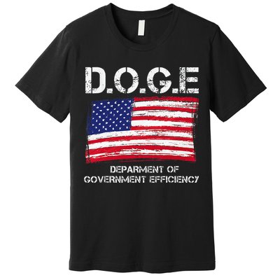 D.O.G.E Doge Department Of Government Efficiency Premium T-Shirt