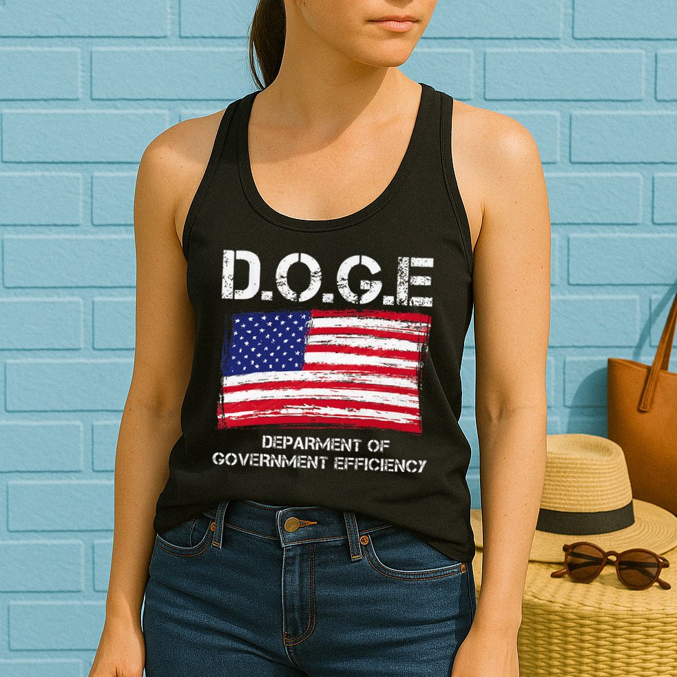 D.O.G.E Doge Department Of Government Efficiency Womens Tank Top