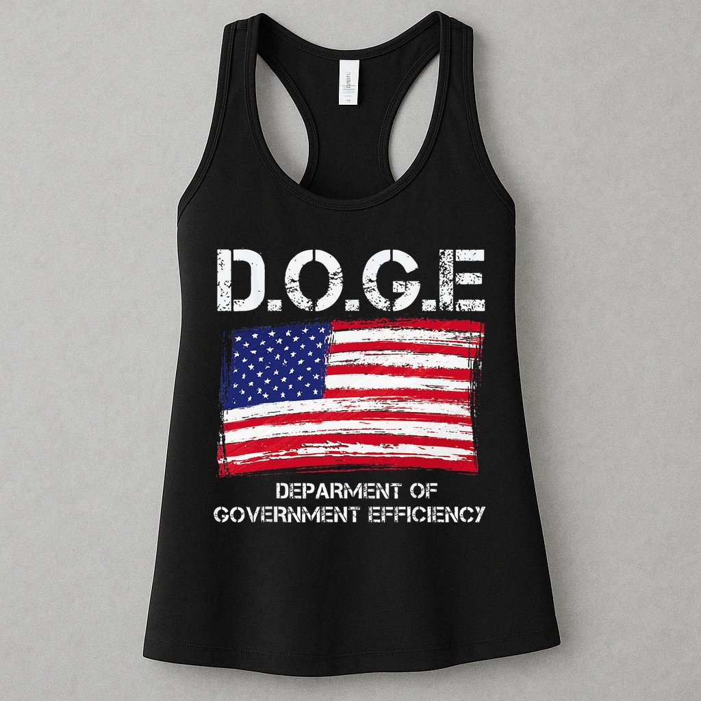D.O.G.E Doge Department Of Government Efficiency Womens Tank Top