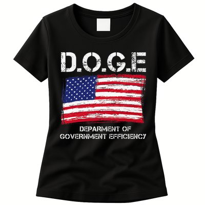 D.O.G.E Doge Department Of Government Efficiency Womens T-Shirt