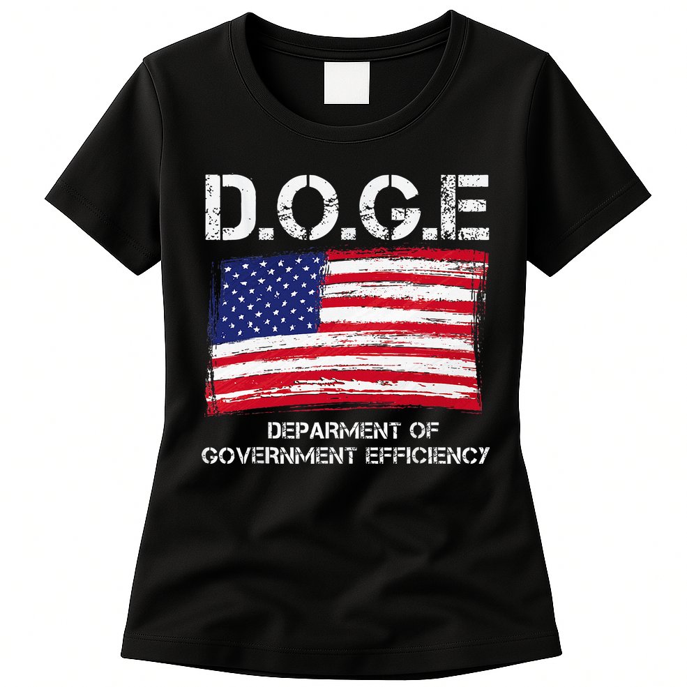 D.O.G.E Doge Department Of Government Efficiency Womens T-Shirt