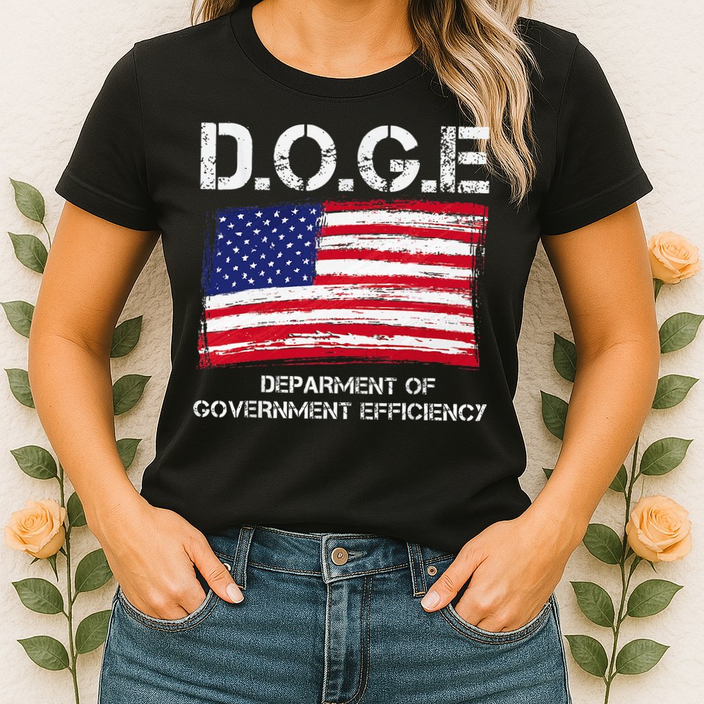 D.O.G.E Doge Department Of Government Efficiency Womens T-Shirt