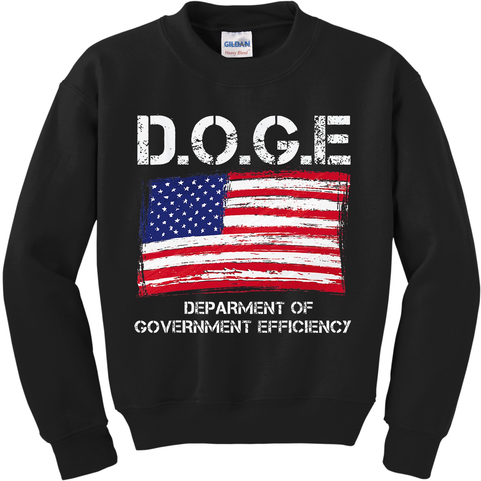 D.O.G.E Doge Department Of Government Efficiency Kids Sweatshirt