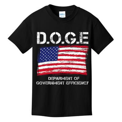 D.O.G.E Doge Department Of Government Efficiency Kids T-Shirt