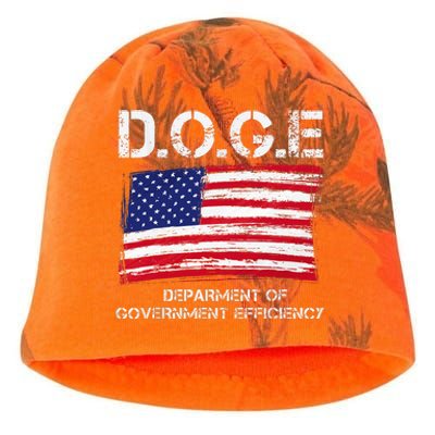 D.O.G.E Doge Department Of Government Efficiency Kati - Camo Knit Beanie