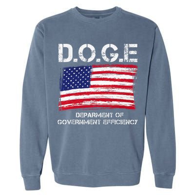 D.O.G.E Doge Department Of Government Efficiency Garment-Dyed Sweatshirt