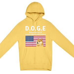 D.O.G.E Doge Department Of Government Efficiency Premium Pullover Hoodie