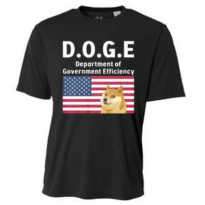 D.O.G.E Doge Department Of Government Efficiency Cooling Performance Crew T-Shirt