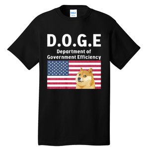 D.O.G.E Doge Department Of Government Efficiency Tall T-Shirt