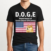 D.O.G.E Doge Department Of Government Efficiency V-Neck T-Shirt
