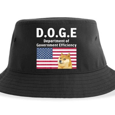 D.O.G.E Doge Department Of Government Efficiency Sustainable Bucket Hat