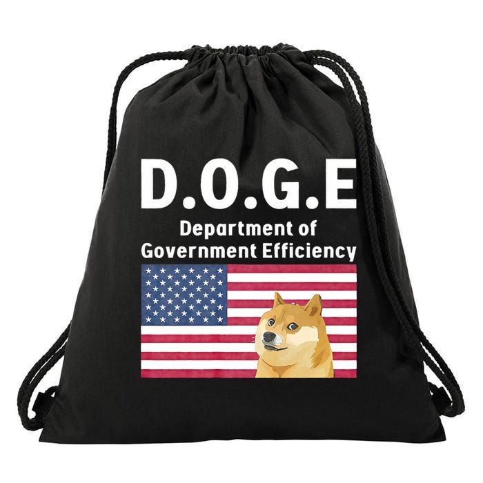 D.O.G.E Doge Department Of Government Efficiency Drawstring Bag