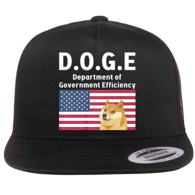 D.O.G.E Doge Department Of Government Efficiency Flatbill Hat
