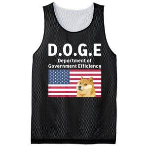 D.O.G.E Doge Department Of Government Efficiency Mesh Reversible Basketball Jersey Tank