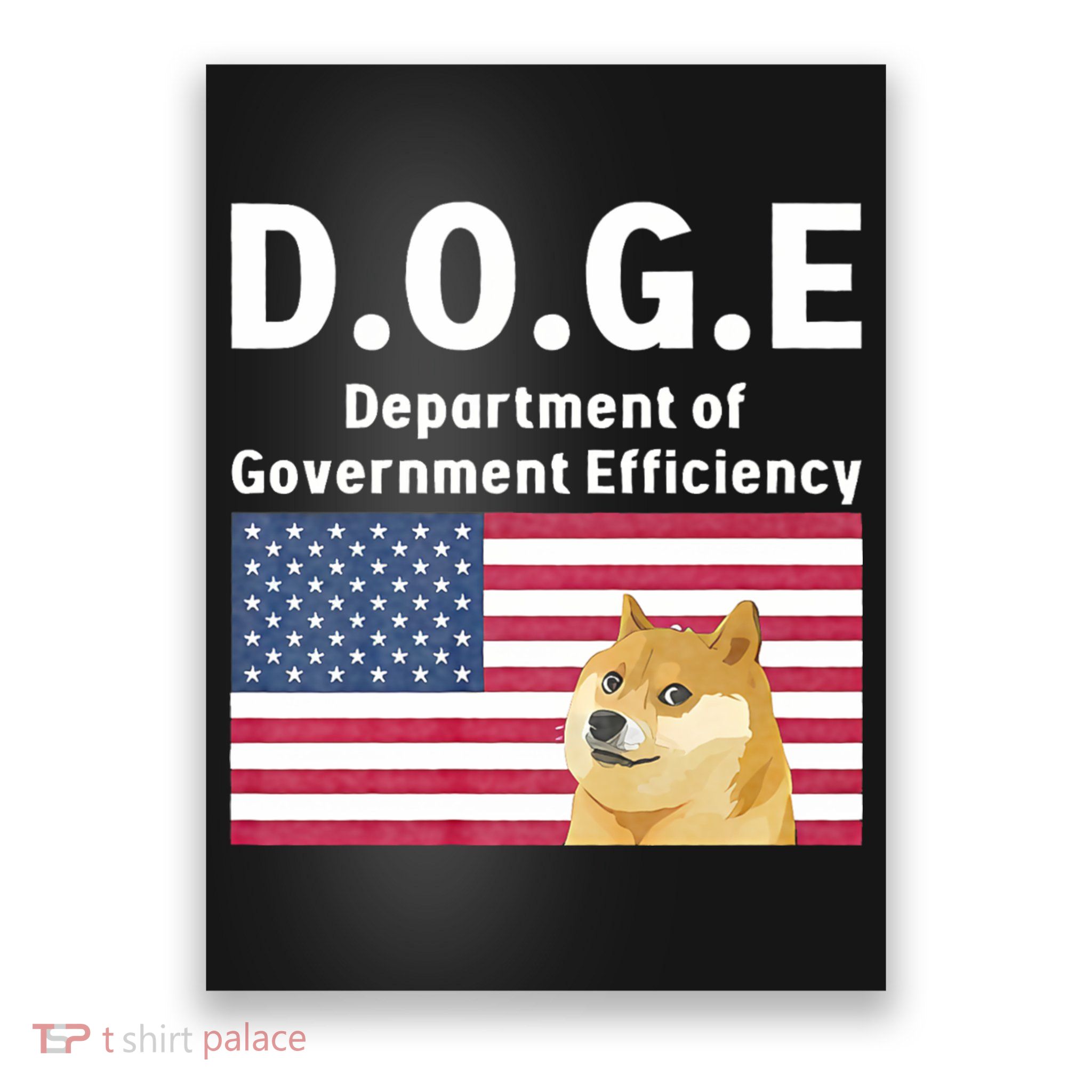 D.O.G.E Doge Department Of Government Efficiency Poster