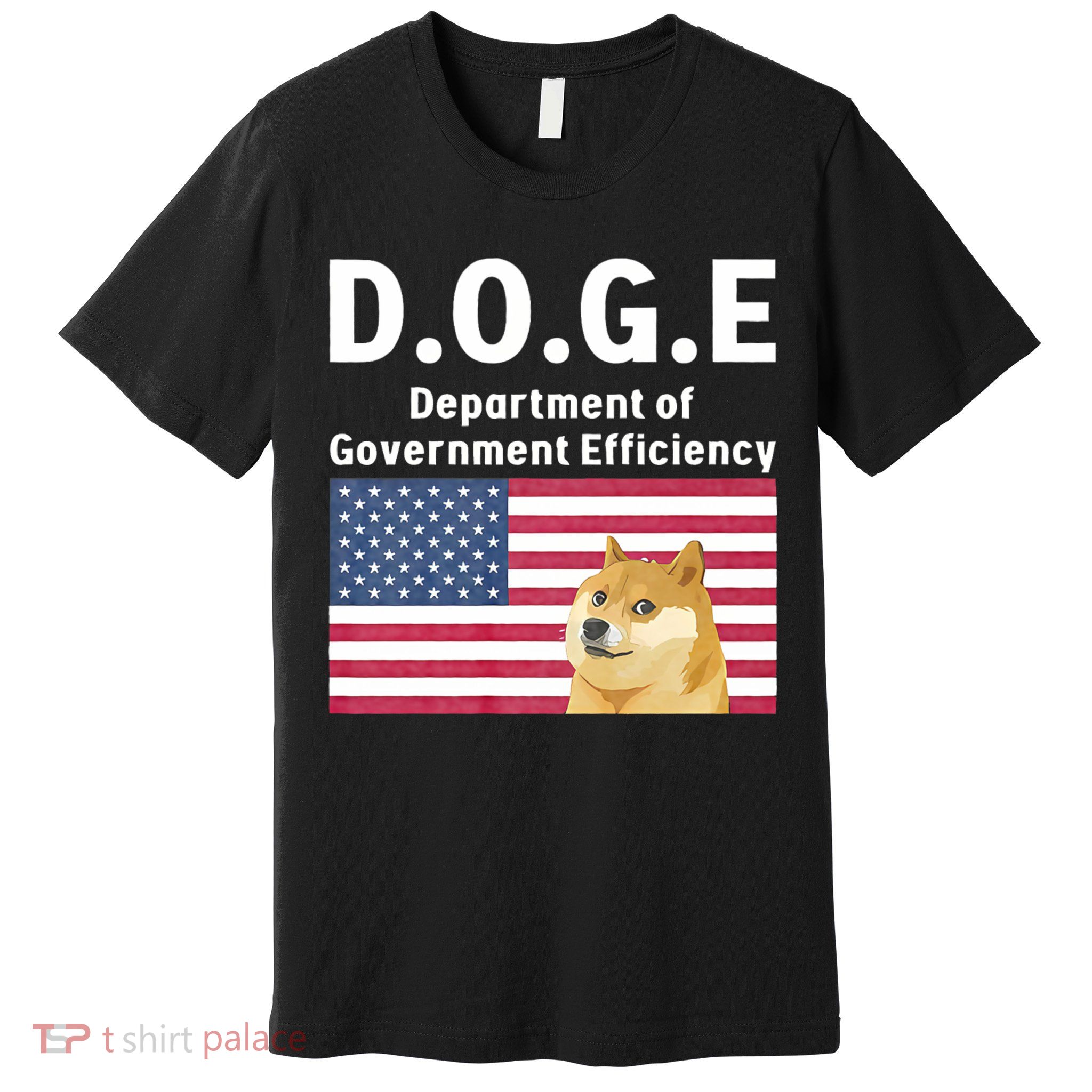 D.O.G.E Doge Department Of Government Efficiency Premium T-Shirt