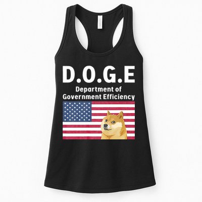 D.O.G.E Doge Department Of Government Efficiency Womens Tank Top