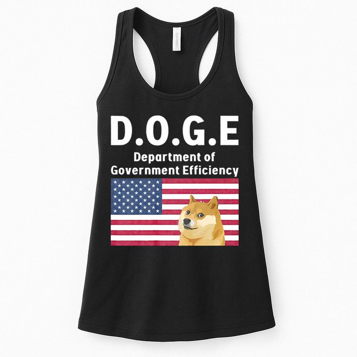 D.O.G.E Doge Department Of Government Efficiency Womens Tank Top