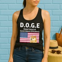 D.O.G.E Doge Department Of Government Efficiency Womens Tank Top