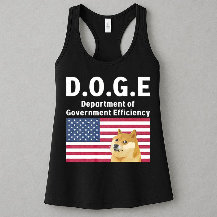D.O.G.E Doge Department Of Government Efficiency Womens Tank Top