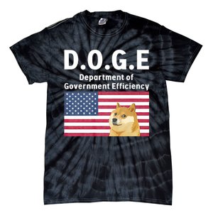 D.O.G.E Doge Department Of Government Efficiency Tie-Dye T-Shirt