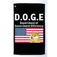 D.O.G.E Doge Department Of Government Efficiency Golf Towel