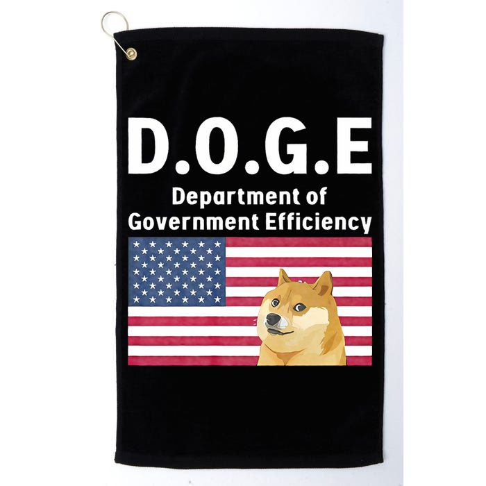 D.O.G.E Doge Department Of Government Efficiency Golf Towel