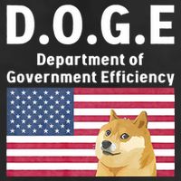 D.O.G.E Doge Department Of Government Efficiency Golf Towel