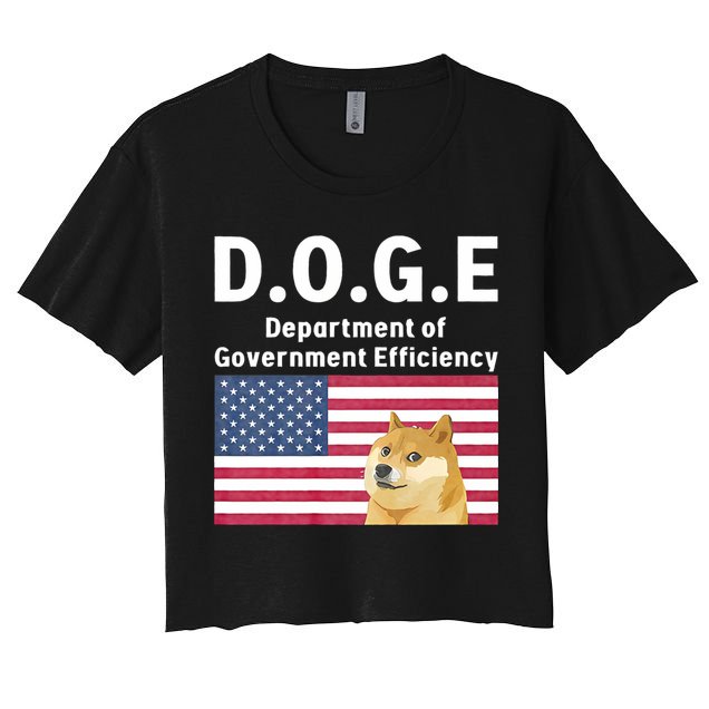 D.O.G.E Doge Department Of Government Efficiency Crop Top