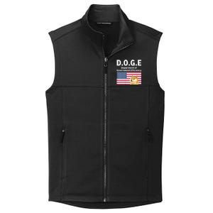 D.O.G.E Doge Department Of Government Efficiency Collective Smooth Fleece Vest