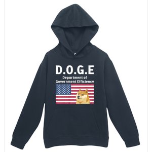 D.O.G.E Doge Department Of Government Efficiency Urban Pullover Hoodie