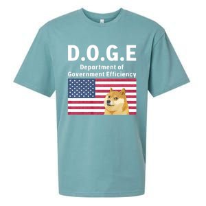 D.O.G.E Doge Department Of Government Efficiency Sueded Cloud Jersey T-Shirt