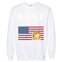 D.O.G.E Doge Department Of Government Efficiency Garment-Dyed Sweatshirt