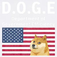 D.O.G.E Doge Department Of Government Efficiency Garment-Dyed Sweatshirt