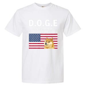 D.O.G.E Doge Department Of Government Efficiency Garment-Dyed Heavyweight T-Shirt