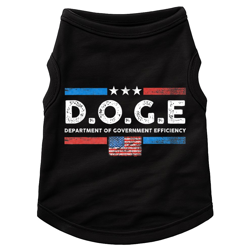 D.O.G.E Doge Department Of Government Efficiency Vintage Doggie Tank