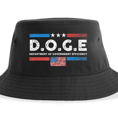 D.O.G.E Doge Department Of Government Efficiency Vintage Sustainable Bucket Hat