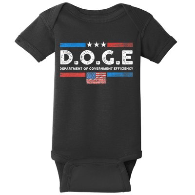 D.O.G.E Doge Department Of Government Efficiency Vintage Baby Bodysuit