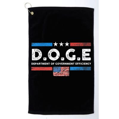 D.O.G.E Doge Department Of Government Efficiency Vintage Golf Towel