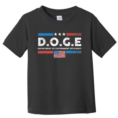 D.O.G.E Doge Department Of Government Efficiency Vintage Toddler T-Shirt