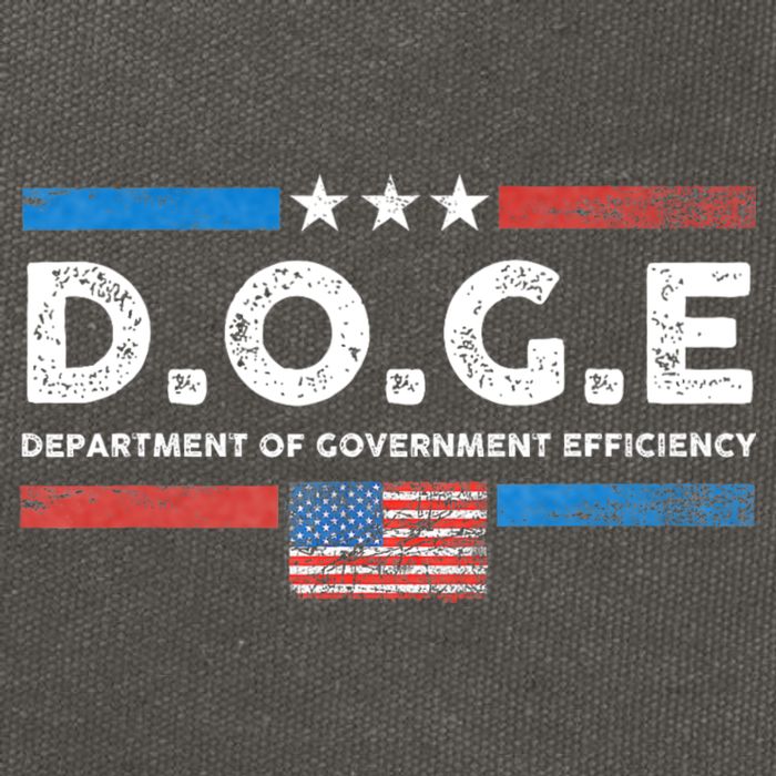 D.O.G.E Doge Department Of Government Efficiency Vintage Cotton Canvas Backpack