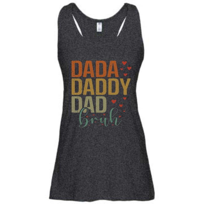 Dada Daddy Dad Bruh Awesome Like My Daughter FatherS Day Ladies Essential Flowy Tank